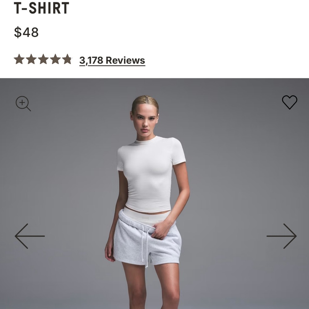 SKIMS cotton jersey t shirt